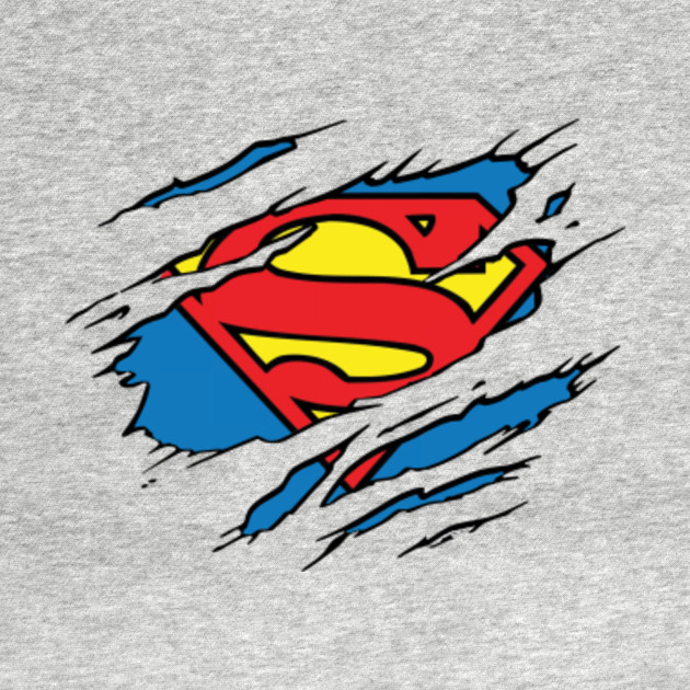 Superman Ripping Shirt Svg 215+ SVG Cut File